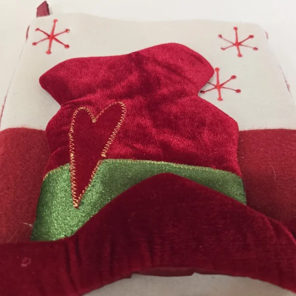 Whimsical 3D snowman Christmas stocking - Picture 4 of 5